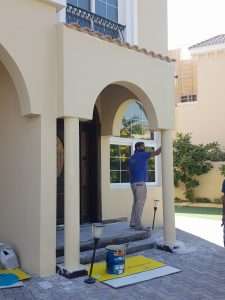 Villa Front Painting