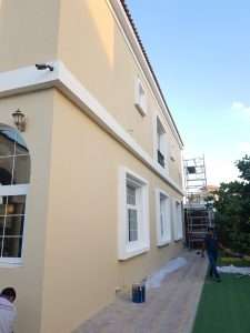 Villa right Side Painting